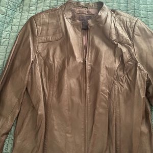 Bronze Leather Jacket